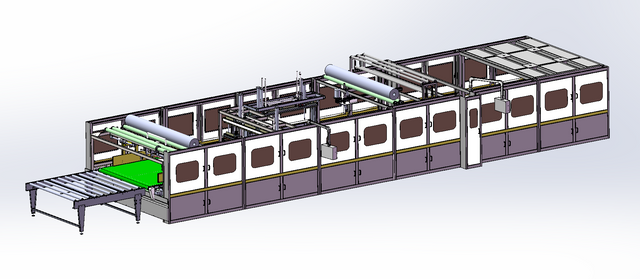 Fully Automatic Mattress Packing Machine for Kraft Paper