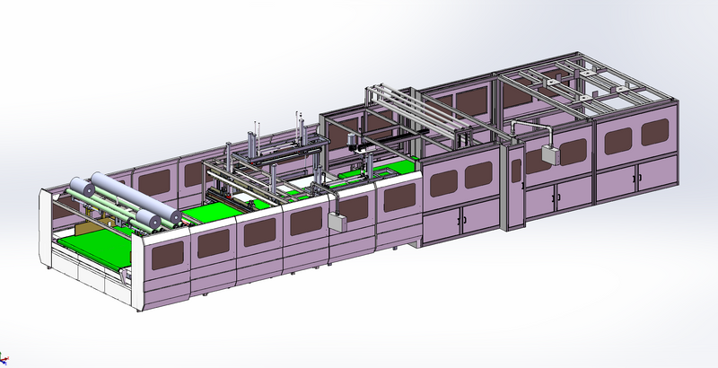 Spraying Cost Effective Mattress Packing Machine Gluing