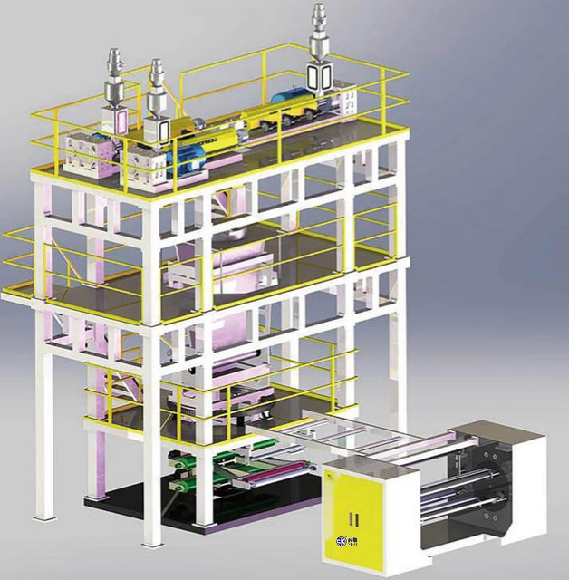 PPE/PP 2-9 Layers Film Blowing Machine