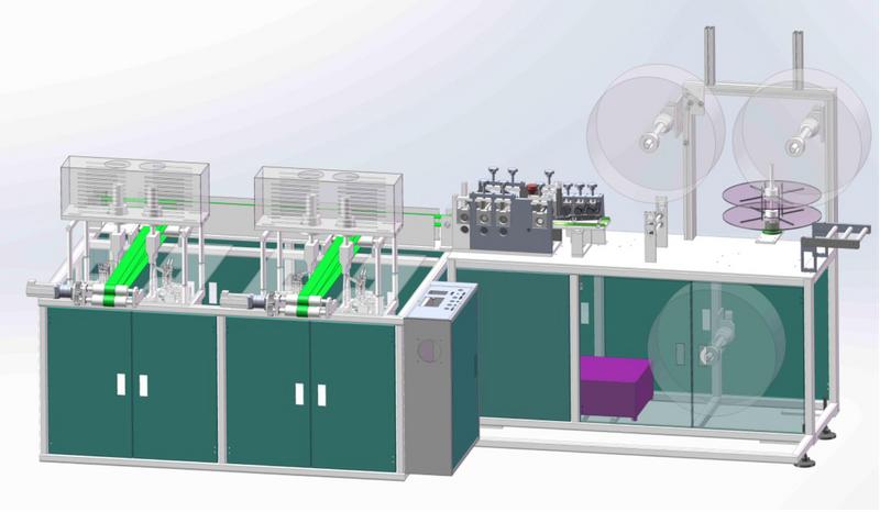 Automatic High Speed Flat Mask Production Line (1V2)